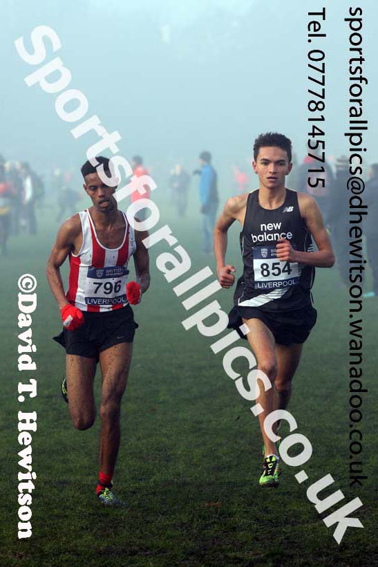 Junior men, European Cross Country Trials, Sefton Park, Liverpool. Photo: David T. Hewitson/Sports for All Pics